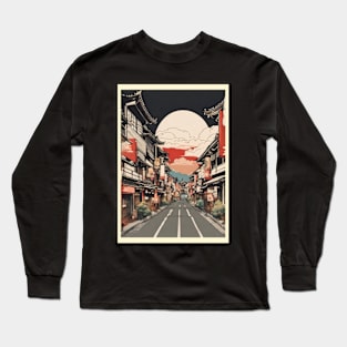 japan tokyo vintage travel tourism 14 Long Sleeve T-Shirt